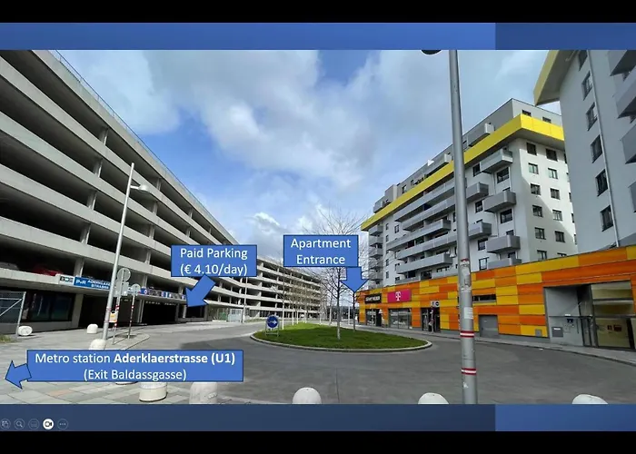 Spacious 1br With Balcony Above Citygate Shopping Complex With Metro Access Vienna